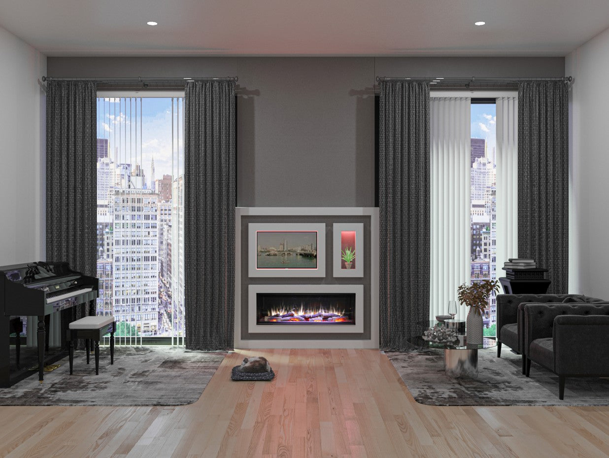 Camino Elettrico da Incasso MaisonFire Modello LEPIAKI 125 - Dimplex - distribuito da MaisonFire con Garanzia Italia