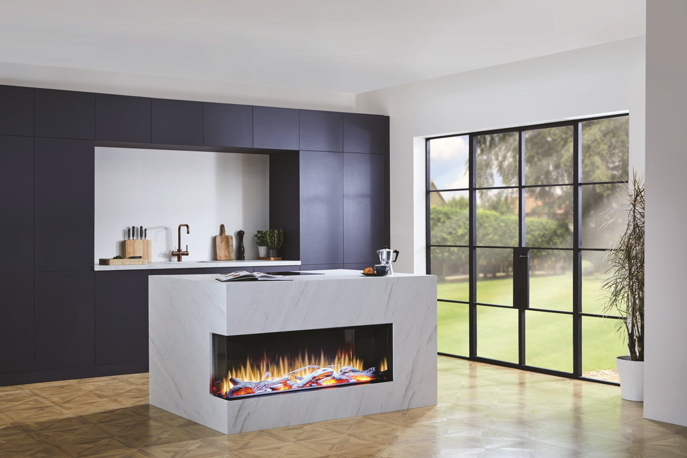Camino Elettrico da Incasso MaisonFire Modello LEPIAKI 125 - Dimplex - distribuito da MaisonFire con Garanzia Italia