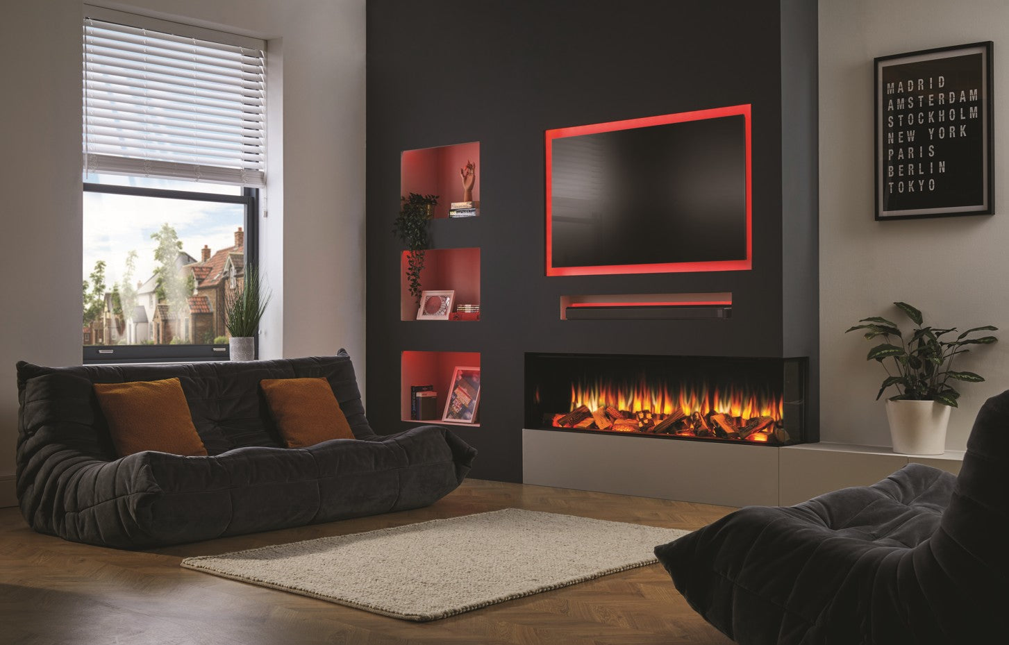 Camino Elettrico da Incasso MaisonFire Modello LEPIAKI 150 - Dimplex - distribuito da MaisonFire con Garanzia Italia