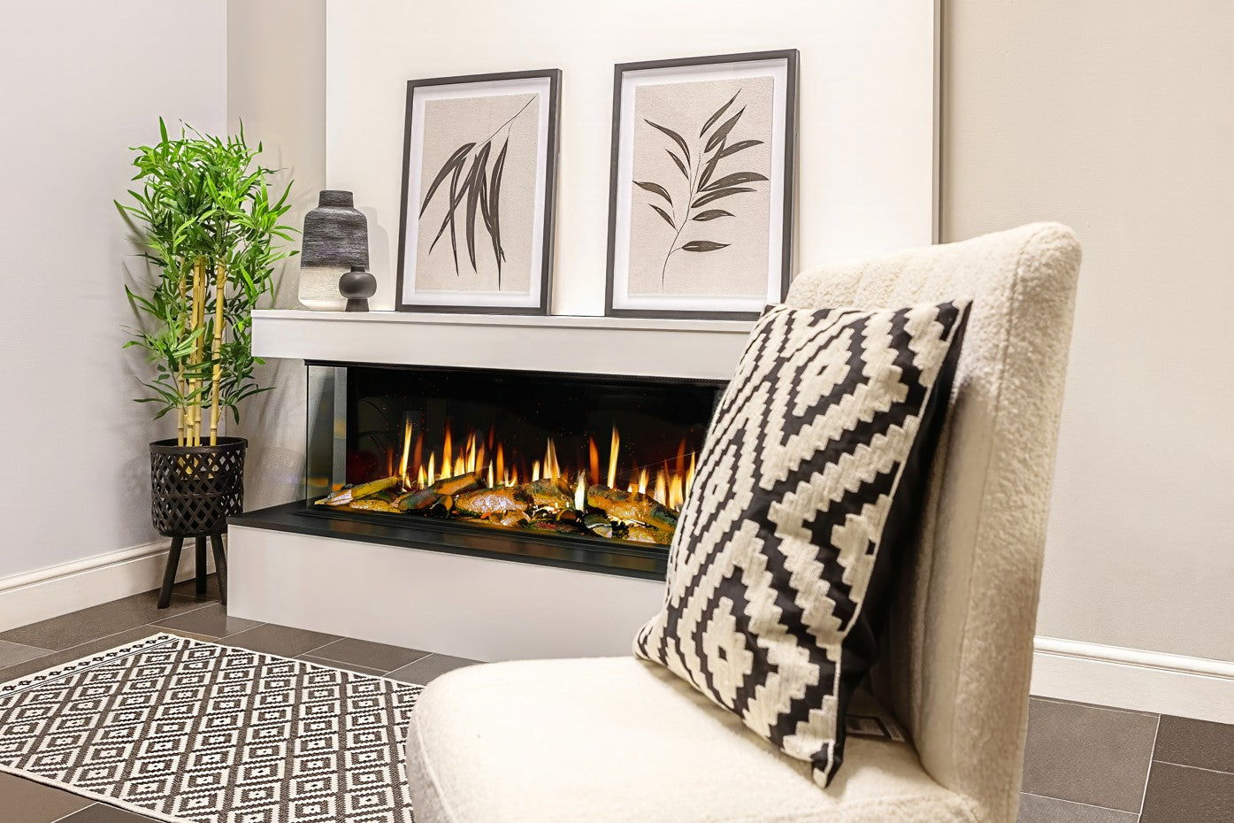 Camino Elettrico da Incasso MaisonFire Modello LHUMI - Dimplex - distribuito da MaisonFire con Garanzia Italia