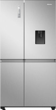 Frigorifero Side-by-Side Libera Installazione Hisense RS840N4WCE 649L Classe E Acciaio Inox