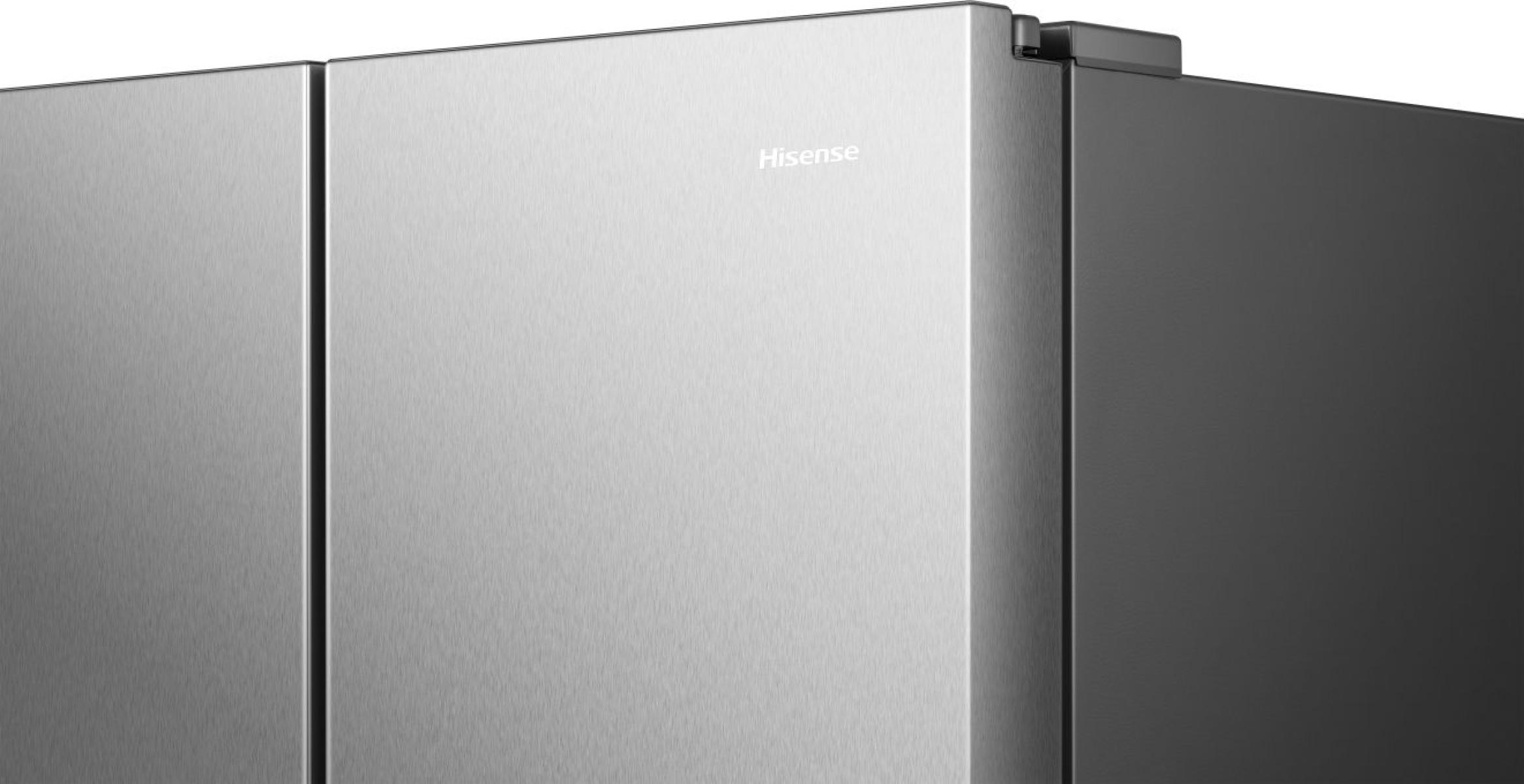 Frigorifero Side-by-Side Libera Installazione Hisense RS840N4WCE 649L Classe E Acciaio Inox