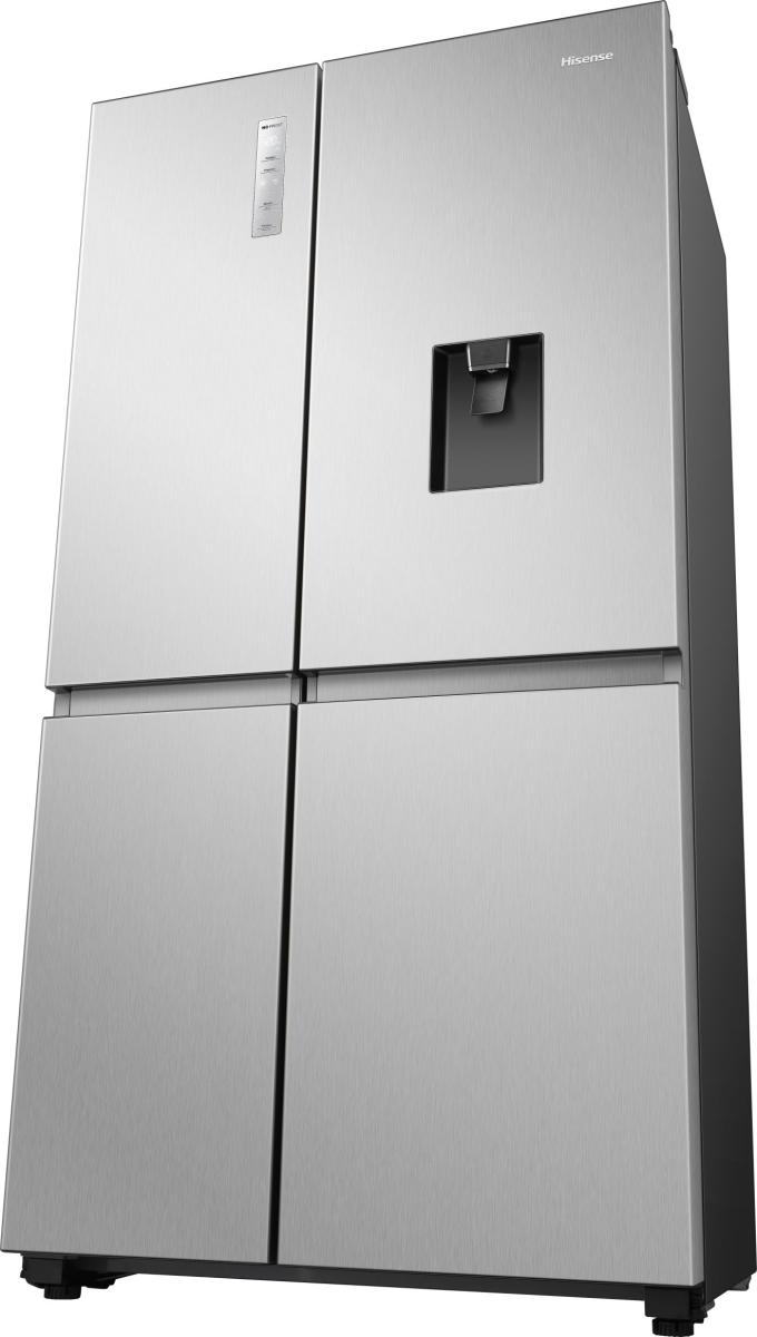 Frigorifero Side-by-Side Libera Installazione Hisense RS840N4WCE 649L Classe E Acciaio Inox