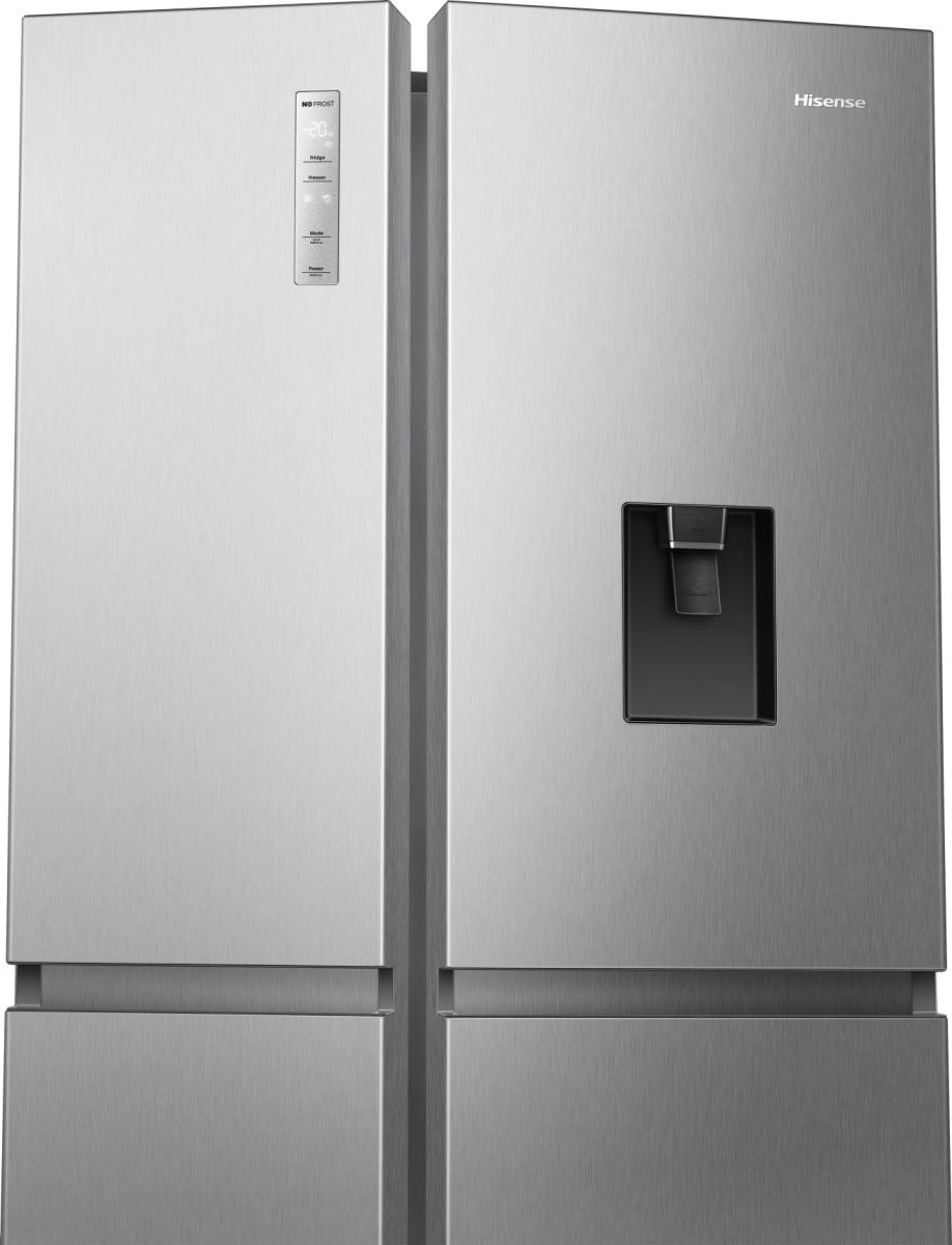 Frigorifero Side-by-Side Libera Installazione Hisense RS840N4WCE 649L Classe E Acciaio Inox