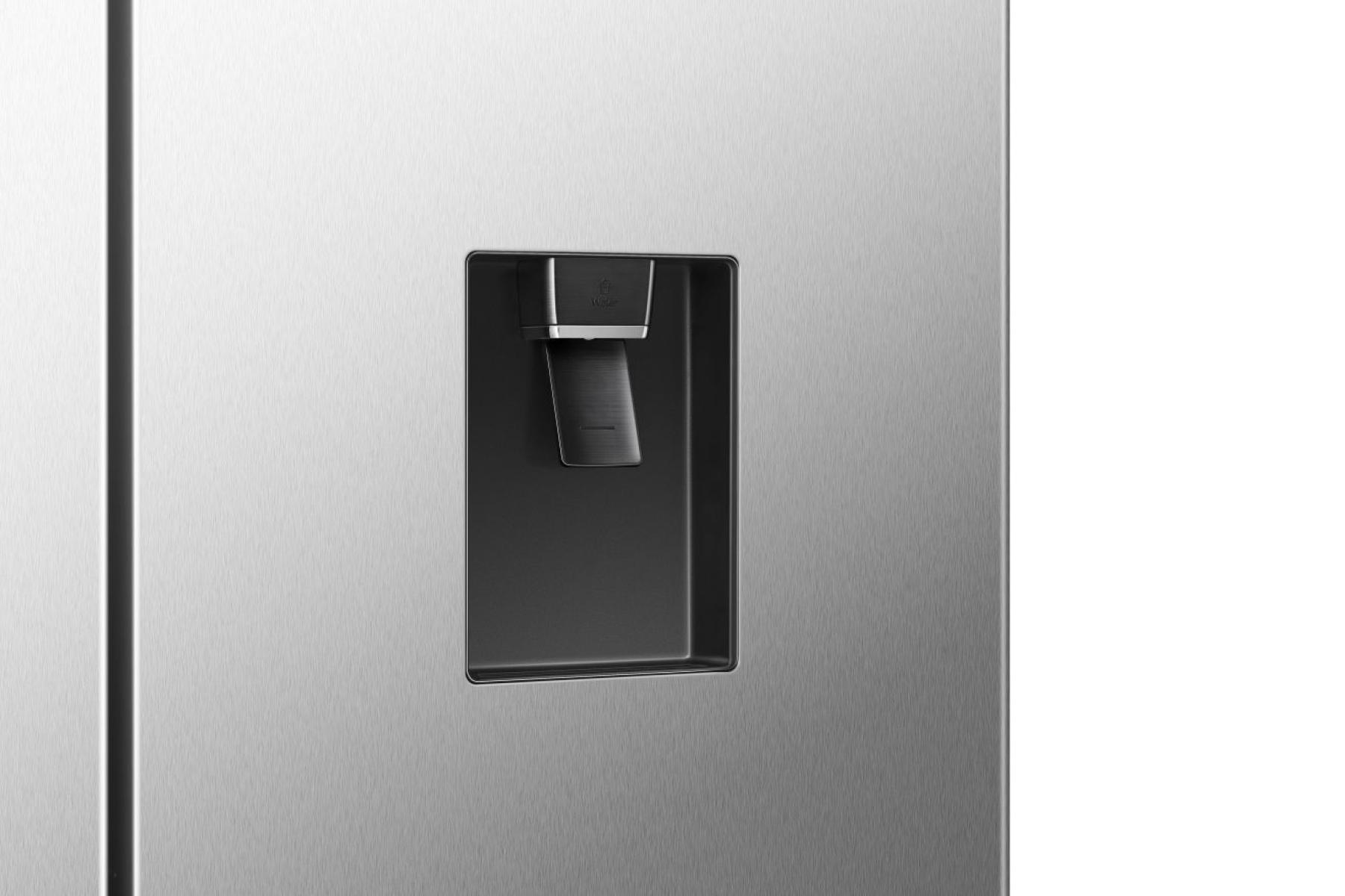 Frigorifero Side-by-Side Libera Installazione Hisense RS840N4WCE 649L Classe E Acciaio Inox