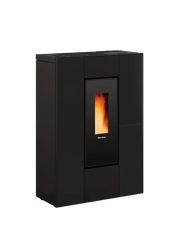 Stufa A Pellet Canalizzata La Nordica Extraflame Modello MARILENA PLUS 5.0 Da 8 kW Colore Nero