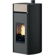 Stufa a Pellet Canalizzabile EdilKamin Modello Myrna Q Plus Da 12,3 Kw - Vari Colori