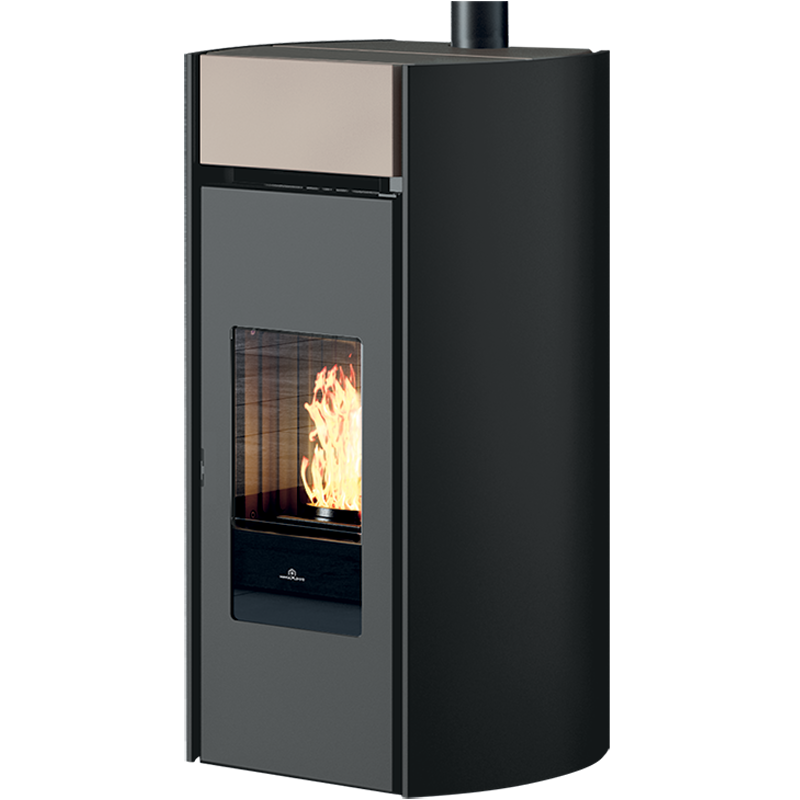 Stufa a Pellet EdilKamin Modello Myrna Q Da 10 Kw - Vari Colori