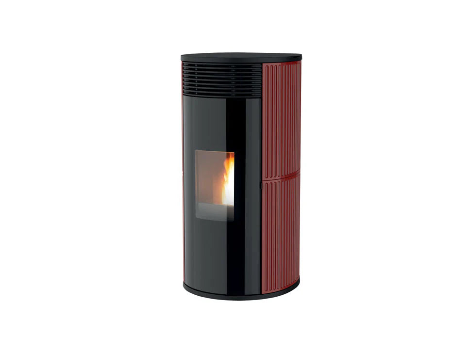 Stufa a Pellet Tonda MCZ Pad Hydromatic 24 R Maestro Plus Da 24 Kw Vari Colori