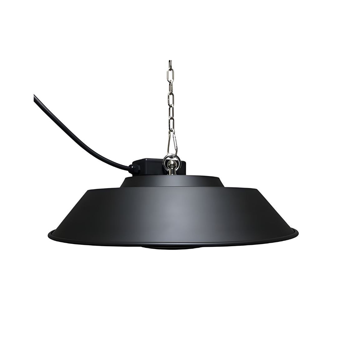TECNO AIR SYSTEM Riscaldatore Infrarossi a Sospensione Modello Ruby Patio RG1500-AP - Colore Nero