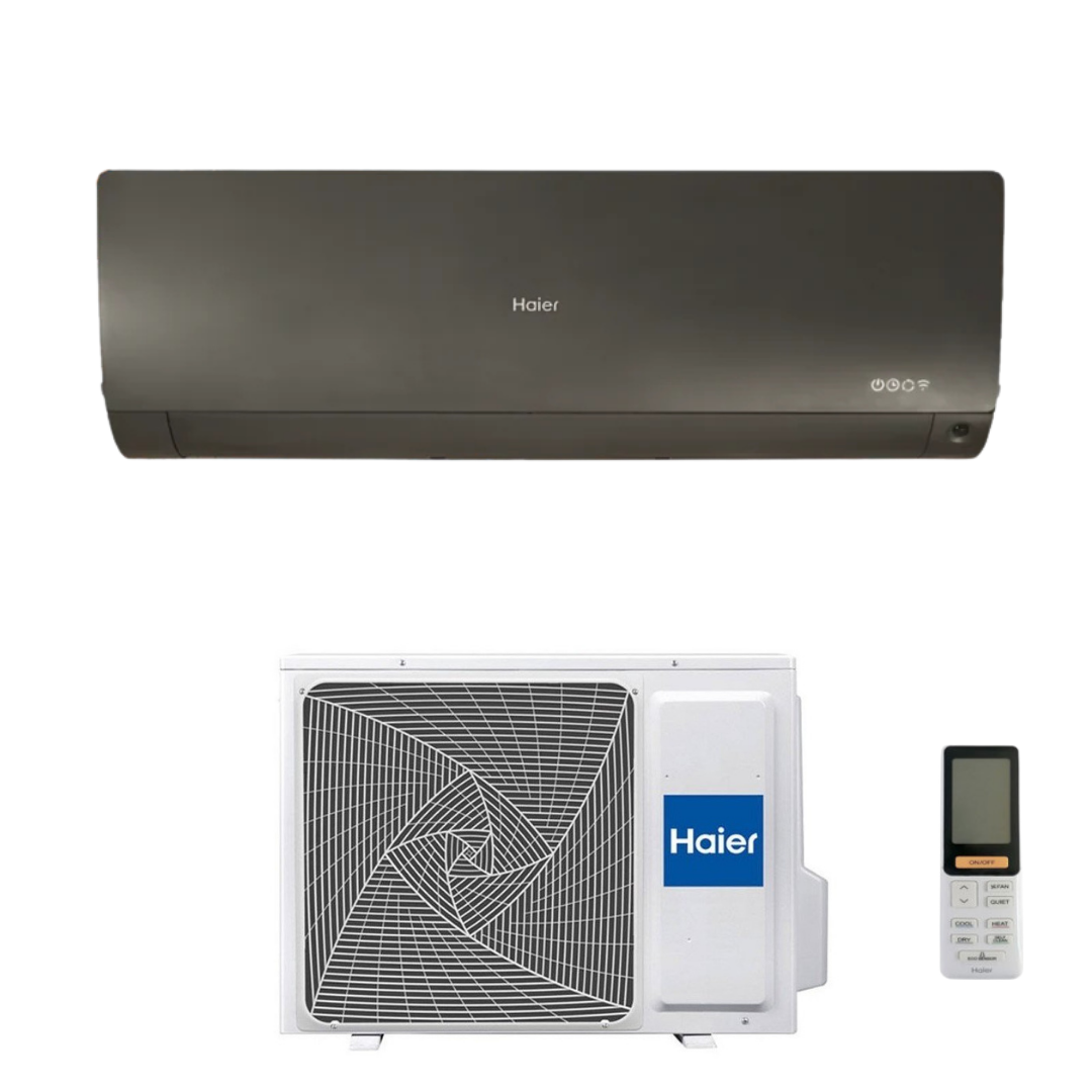 Condizionatore Climatizzatore Haier Monosplit Inverter Flexis Plus Black R-32 12000 BTU AS35S2SF1FA-MB3 Wi-Fi Integrato