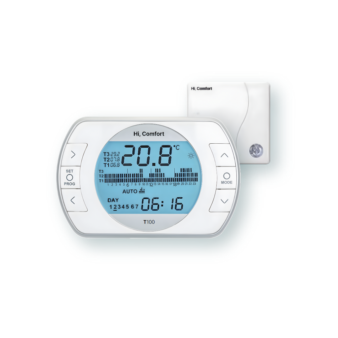 Caldaia a Condensazione Riello Family 25 KIS Cod. 20187642 25 kW Metano + Kit Fumi + Cronotermostato Hi-Comfort T100 Cod. 20193354 in Omaggio