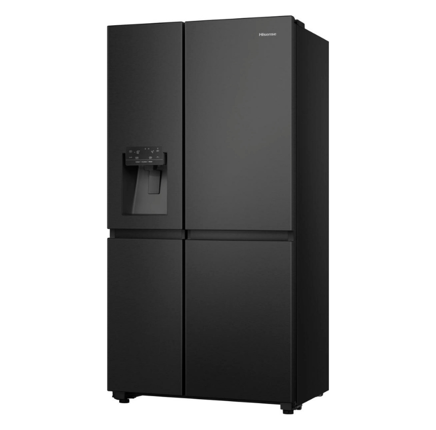 Frigorifero Side-by-Side Libera Installazione Hisense RS818N4TFE 632L Classe E Nero