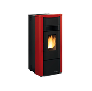 Stufa a pellet La Nordica Extraflame mod. Giusy Plus Evo 2.0 7.5 kW Bordeaux
