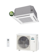 Condizionatore Climatizzatore Fujitsu Monosplit Inverter a Cassetta Compatta R-32 AUXG14KVLA/AOEG14KBTB 14000 BTU Wi-Fi Optional