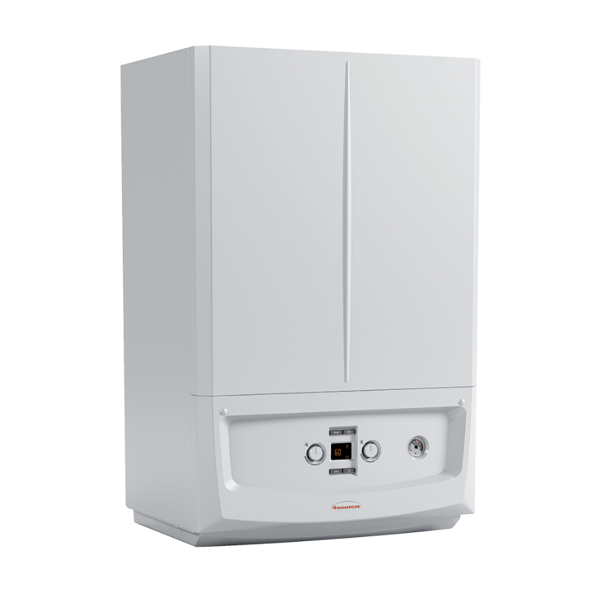 Caldaia Immergas Victrix Zeus 25 KW Con Boiler A Condensazione Metano Cod. 3.028381 - Completa Di Kit Per Scarico Fumi - NEW ERP