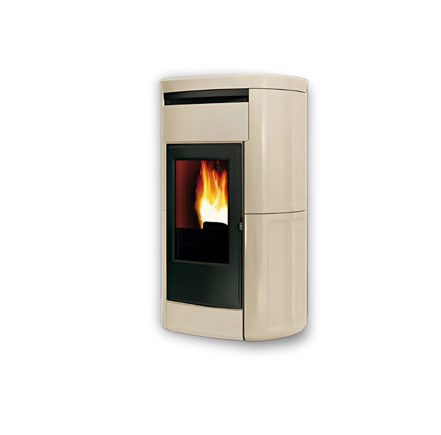 Stufa a Pellet Canalizzabile EdilKamin Modello Kira2 Evo Da 12,6 Kw - Vari Colori