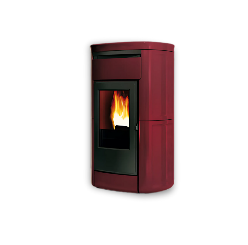 Stufa a Pellet Canalizzabile EdilKamin Modello Kira2 Evo Da 12,6 Kw - Vari Colori