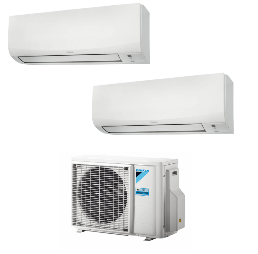 Condizionatore Climatizzatore Daikin Dual Split Inverter R-32 Serie Sensira 9000+9000 Con 2MXF40A Wi-Fi Integrato 9+9