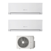 Condizionatore Climatizzatore Hermann Saunier Duval Dual Split Inverter R-32 VivAir Max 7000+12000 BTU Con SDH1-040MNA2O Wi-Fi Integrato