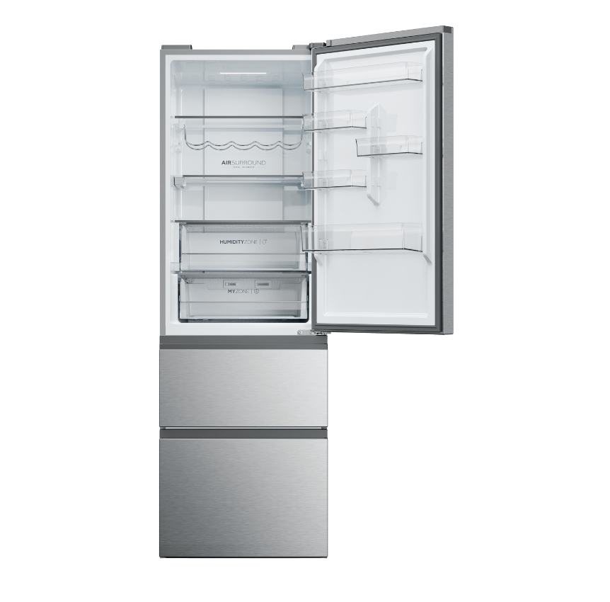 Figorifero Con Congelatore Libera Installazione Haier 3D 60 Serie 5 HTW5618DNMG 360L Classe D