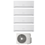 Condizionatore Climatizzatore Hermann Saunier Duval Quadri Split Inverter R-32 VivAir Max 12000+12000+12000+12000 BTU Con SDH1-080MNA4O Wi-Fi Integrato