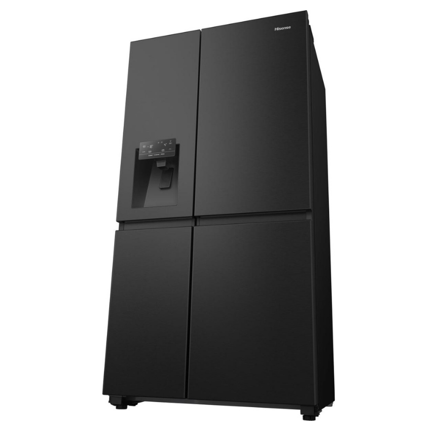 Frigorifero Side-by-Side Libera Installazione Hisense RS818N4TFE 632L Classe E Nero
