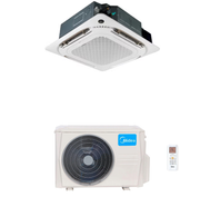 Condizionatore Climatizzatore Midea Cassetta 4 Vie Slim 90x90 R-32 24000 BTU MCD2-24HRFNX(GA) Wi-Fi Optional