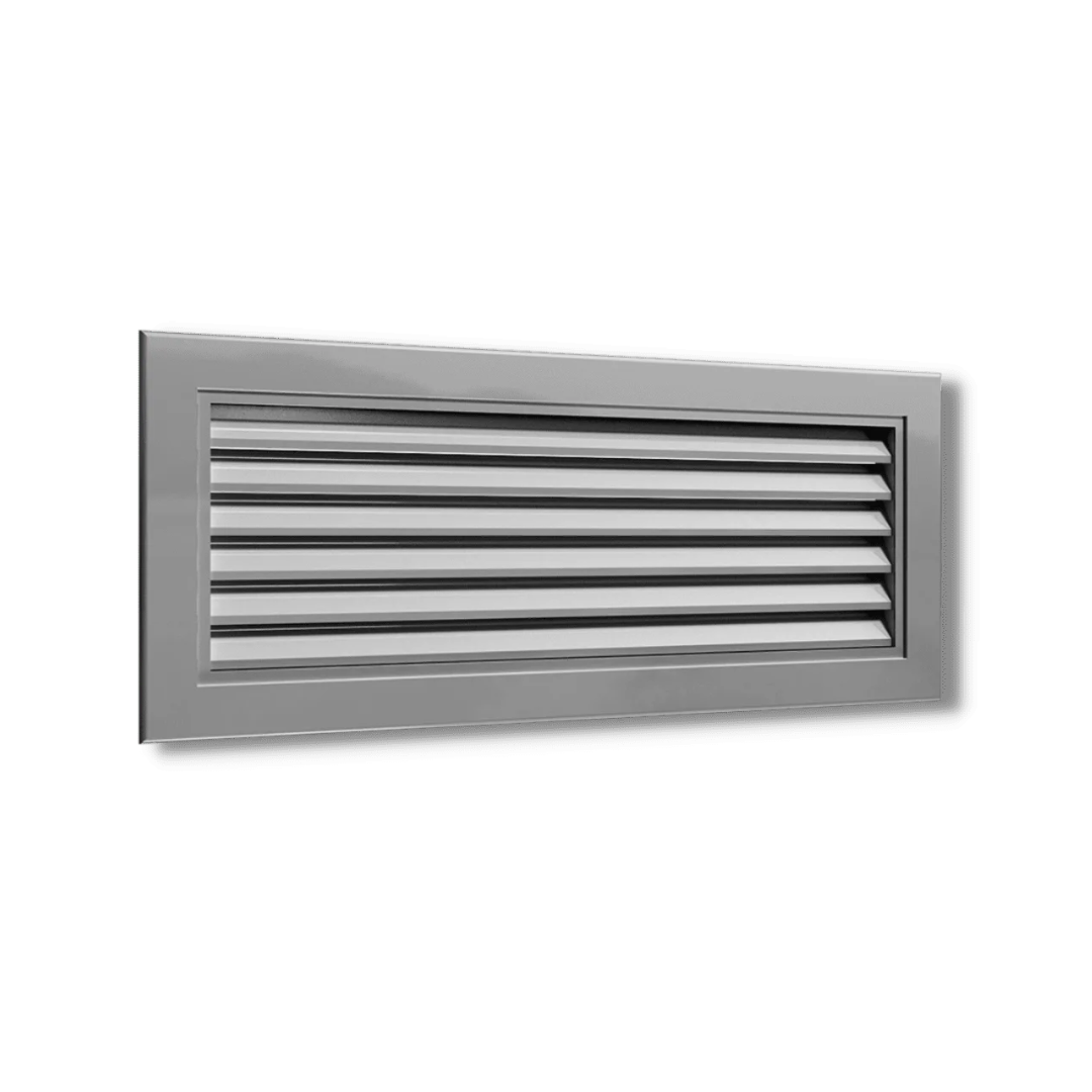 Griglia di ripresa UR Lindab ad alette fisse ALLUMINIO  varie misure