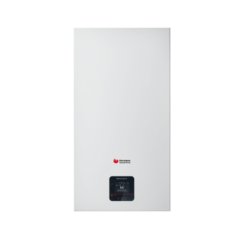Caldaia Saunier Duval Master Condens 35 kW Con Bollitore Cod. 0010025216 - Completa di Kit per Scarico Fumi