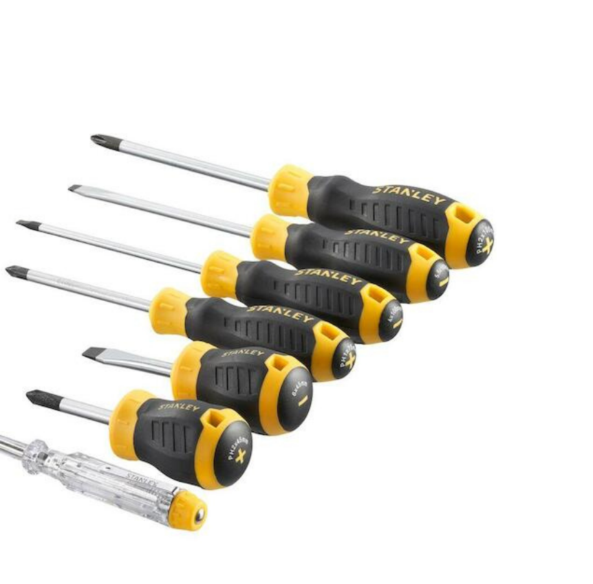 STANLEY Set 6 Giraviti Cushion Grip + Tester