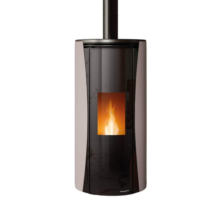 Stufa a Pellet ad Aria Palazzetti Ecofire Vivi TC US 9 Kw - Vari Colori