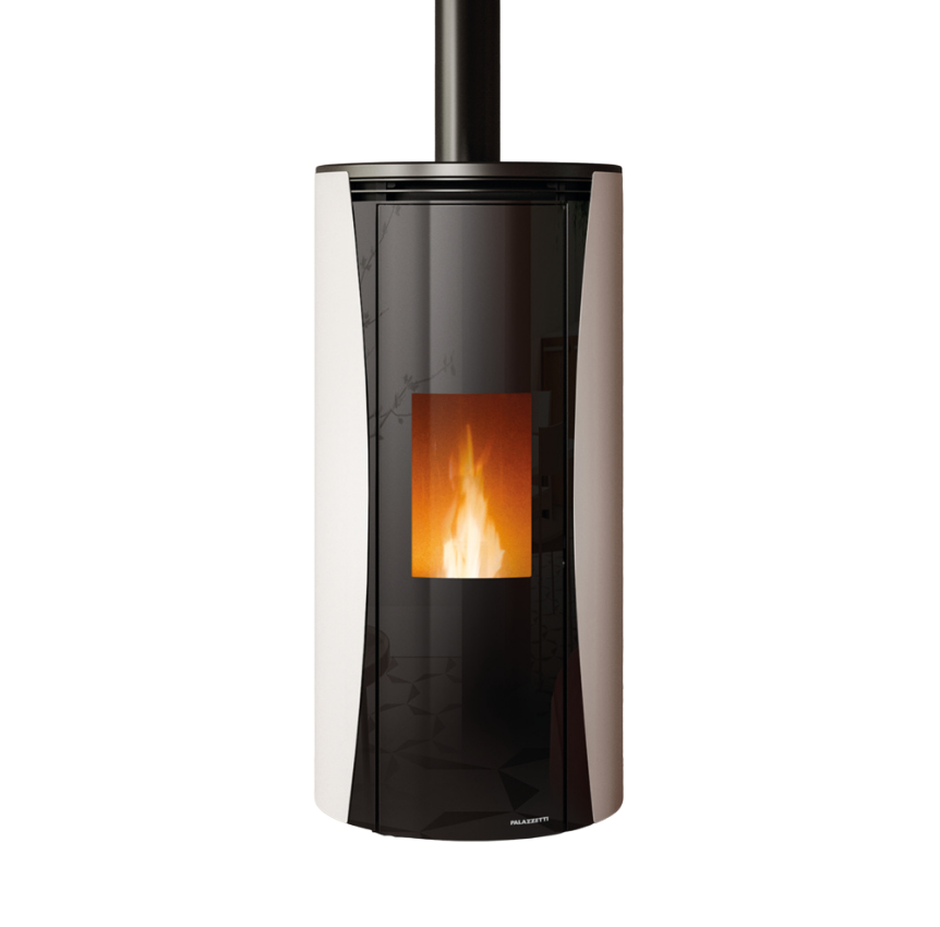 Stufa a Pellet ad Aria Palazzetti Ecofire Vivi TC US 9 Kw - Vari Color ...