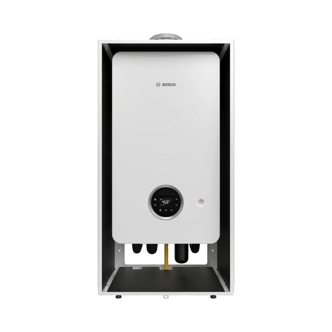 Caldaia a Condensazione Junkers Bosch Modello Condens 2300 W Balcony GC2300 24/30 C KW Metano/GPL Cod. 7735220152 - Completa di Kit Scarico Fumi