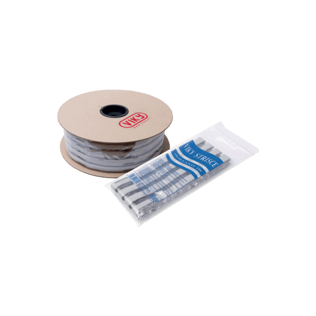 Viky - Strisce Sigillanti Grigio per Giunzioni Metallo, Vetro, Legno - Con Passaggio di Acqua e Aria - 4 Metri