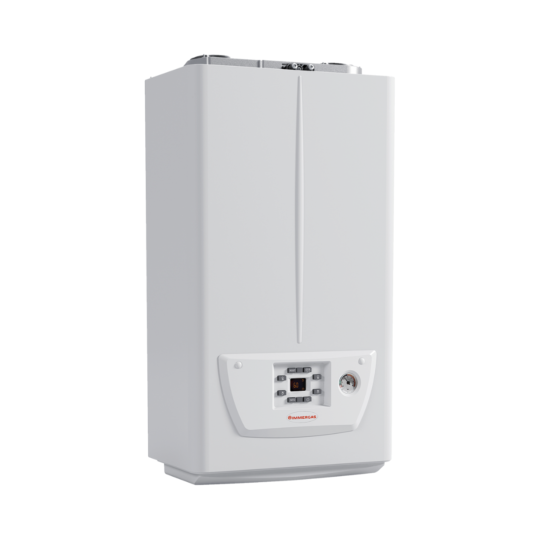 Caldaia a Condensazione Immergas Victrix Omnia 25 Kw Metano Cod. 3.028358 - Completa di Kit Scarico Fumi