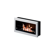 TECNOAIR SYSTEM Camino a Bioetanolo Ruby Da Parete Modello VERONA Da 3,0 kW - Colore Bianco