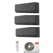 Condizionatore Climatizzatore Trial Split Inverter TCL Modello Serie SaveIN F8 Wi Fi 12000+12000+12000 BTU Con MT2730 R-32 Wi-Fi Integrato 12+12+12
