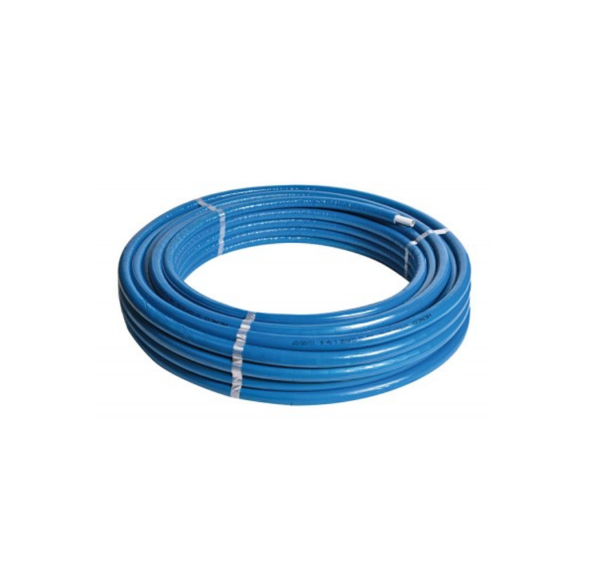 HENCO Tubo Multistrato Isolato RIXc Da 50 Mt. (Vendita a Rotolo) Colore Blu, Diverse Misure