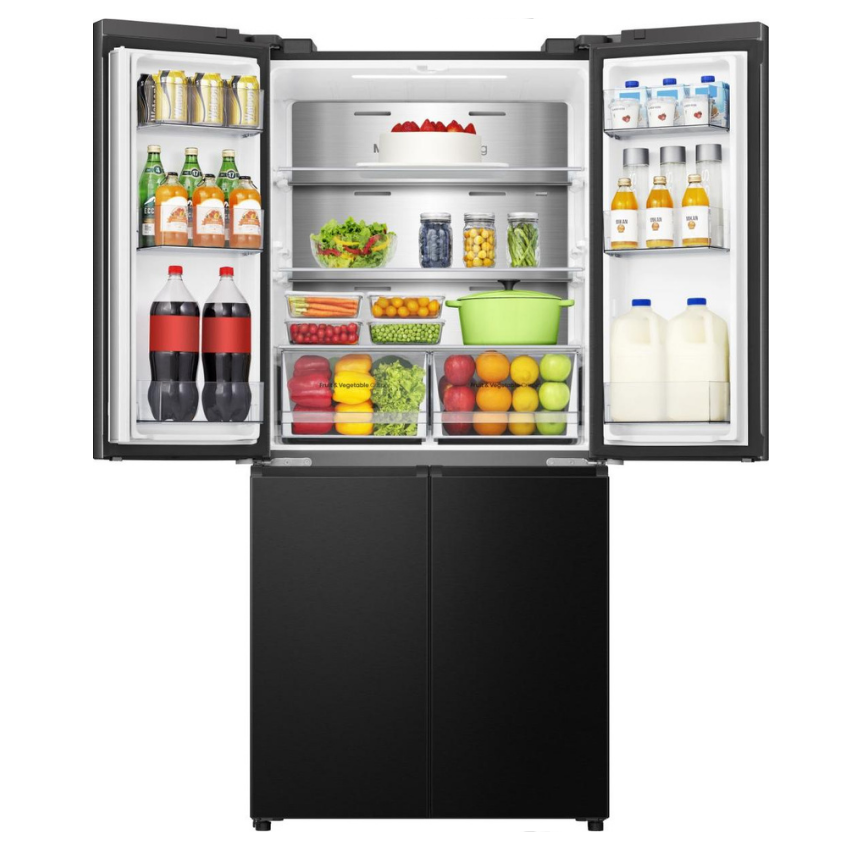 Frigorifero Americano 4 Porte Libera Installazione Hisense RQ5P470SAFE 483L Classe E