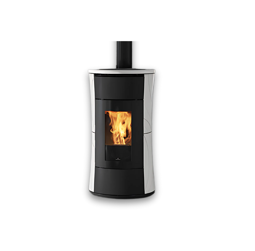 Stufa a Pellet Canalizzabile EdilKamin Modello Cherie 9+ Evo BACK Da 9 Kw - Vari Colori