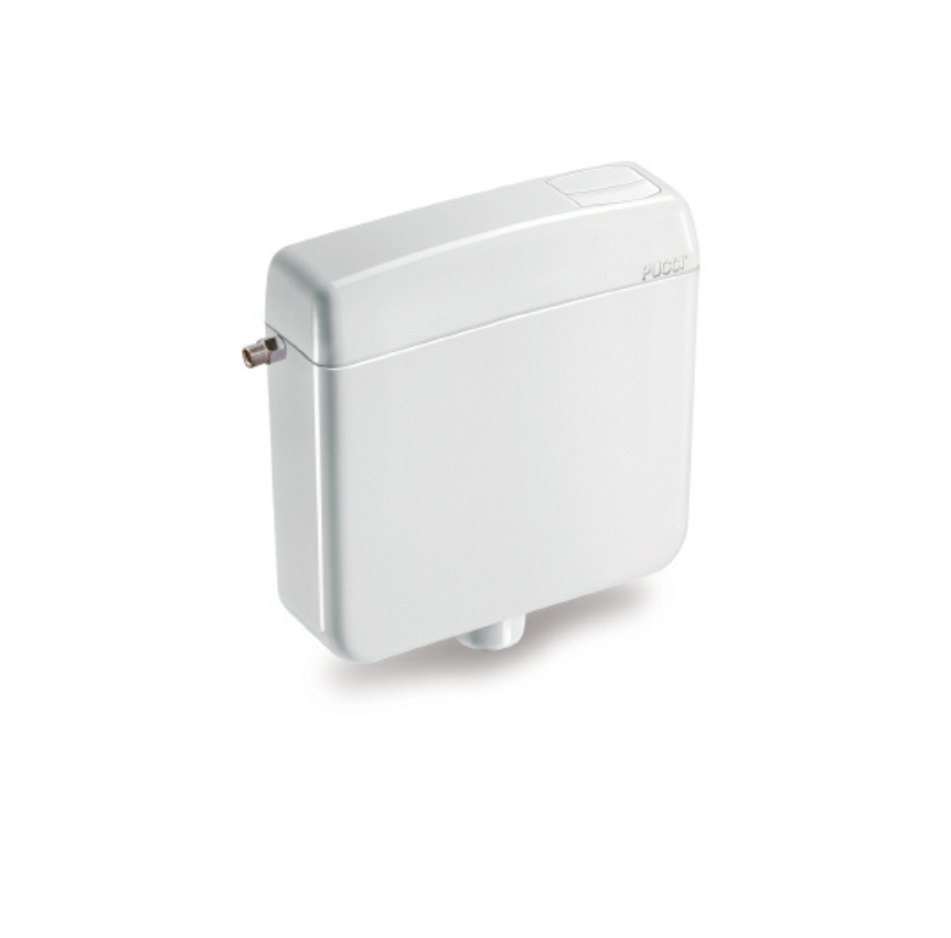 Cassetta Esterna Scarico Vaso Pucciplast Serie ECO 9 L - 4 L - Due Pulsanti Di Scarico Cod. 77000492