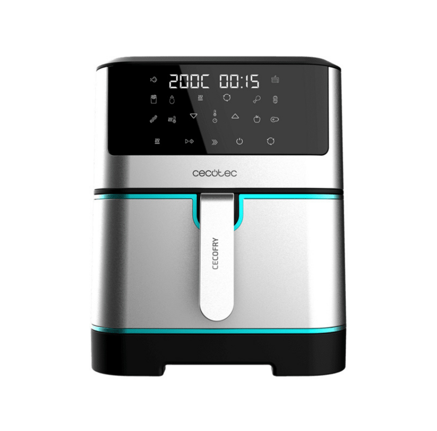 Friggitrice ad Aria Calda Cecotec Cecofry Supreme 8000 Singolo 8L 1800W in Acciaio Inox