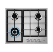 Piano Cottura a Gas Da Incasso AEG Serie 3000 HGB64400SM Slim Line 60 cm