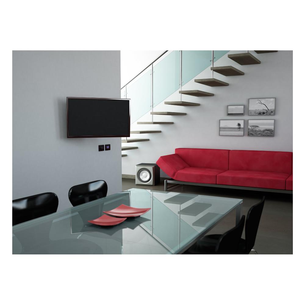 Supporto Monitor TV Parete (20 Kg) VESA 100 x 100 ECONOMY Meliconi CME ER100 Black