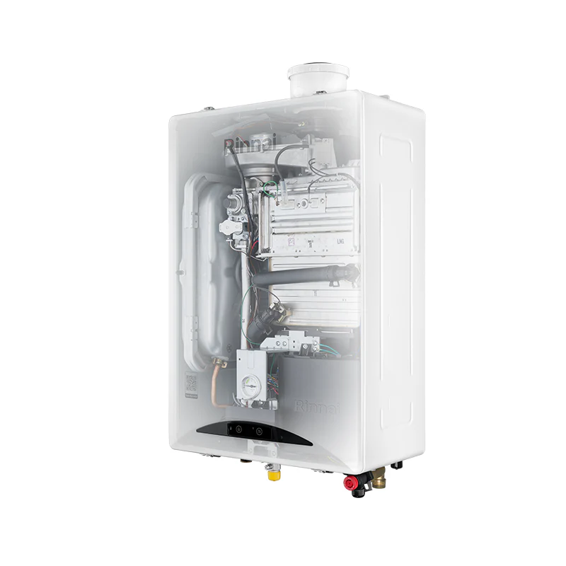 Caldaia a Condensazione Rinnai Zen 24 Kw Low Nox Metano Cod. REB-KBI2424FF-NG - Wi-Fi e Neutralizzatore Integrati - Completa di Kit Scarico Fumi