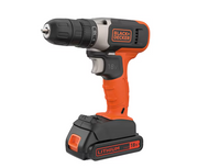 Trapano Avvitatore a Batteria Black+Decker Modello BCD001C1-QW 18V 1,5AH Con Luce Led