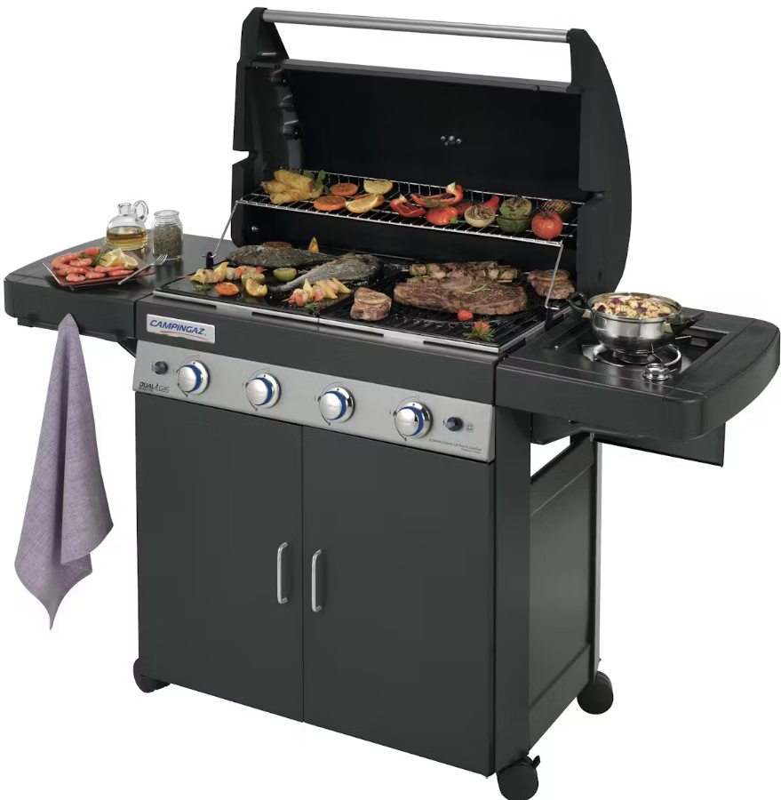 BARBECUE DUALGAS 4 CLASSIC LS PLUS DARK 12.8+2.3KW