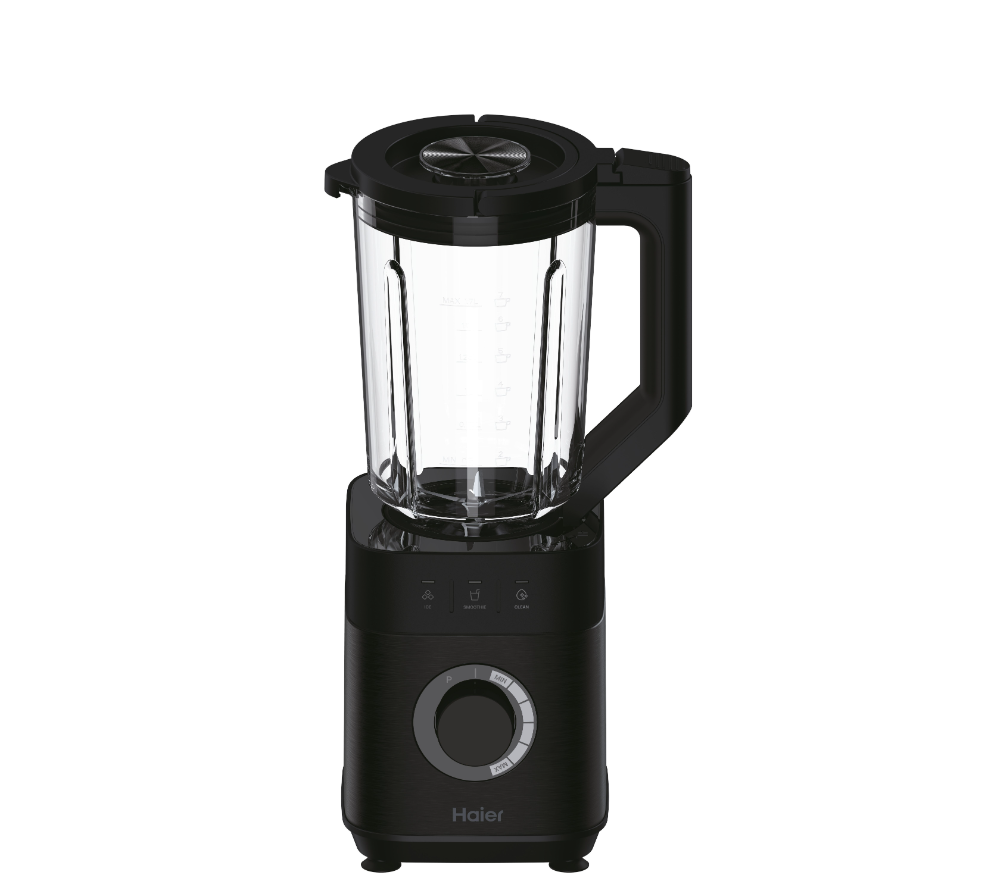 Frullatore Haier I-Master Serie 5 Obsidian Grey HBL5B2 011, 6 Lame in Acciaio Inox, Caraffa in Vetro Da 2L