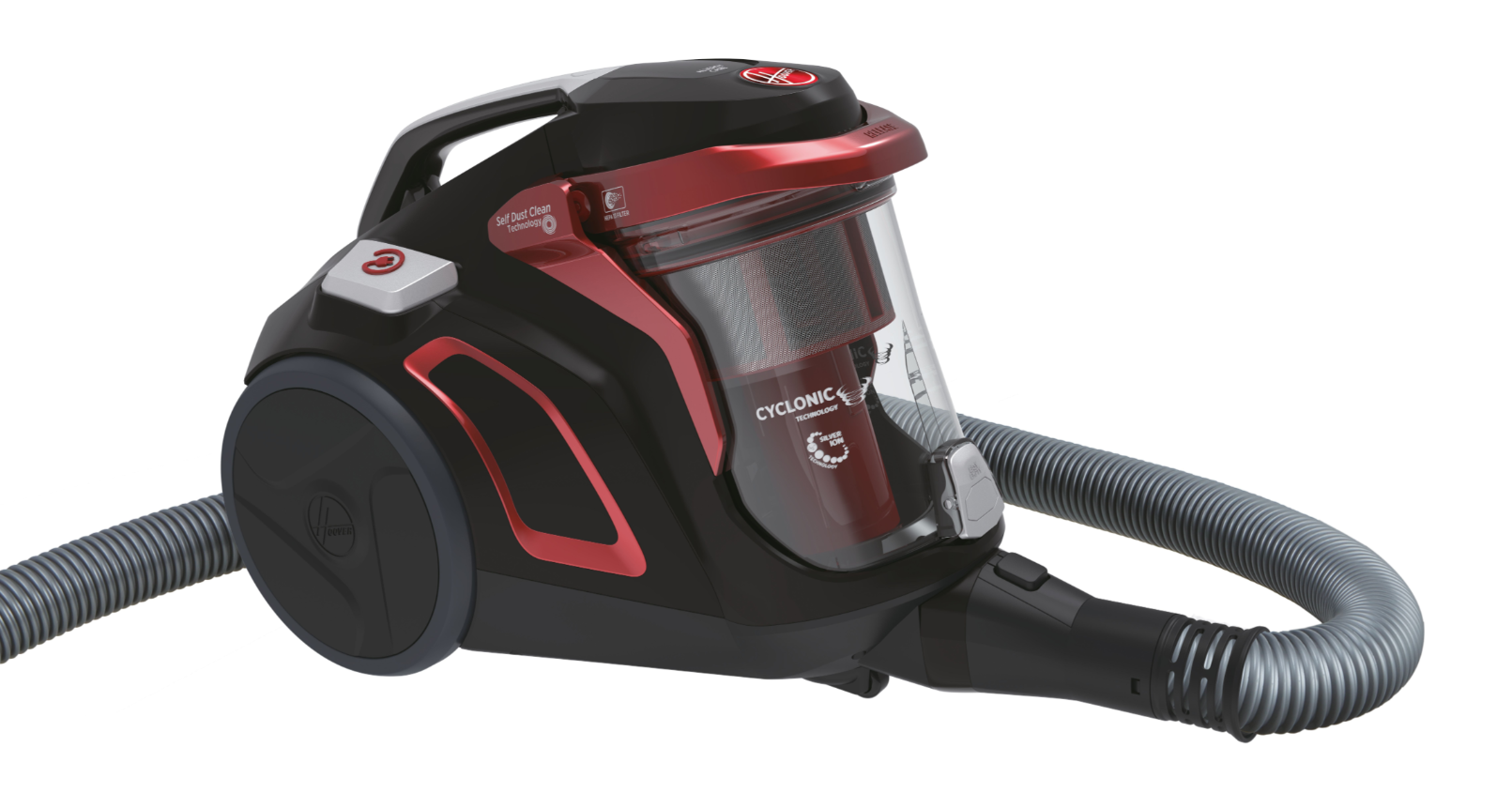 Aspirapolvere a Traino Senza Sacco con Filo Hoover HP730ALG 011  850W 2L Nero